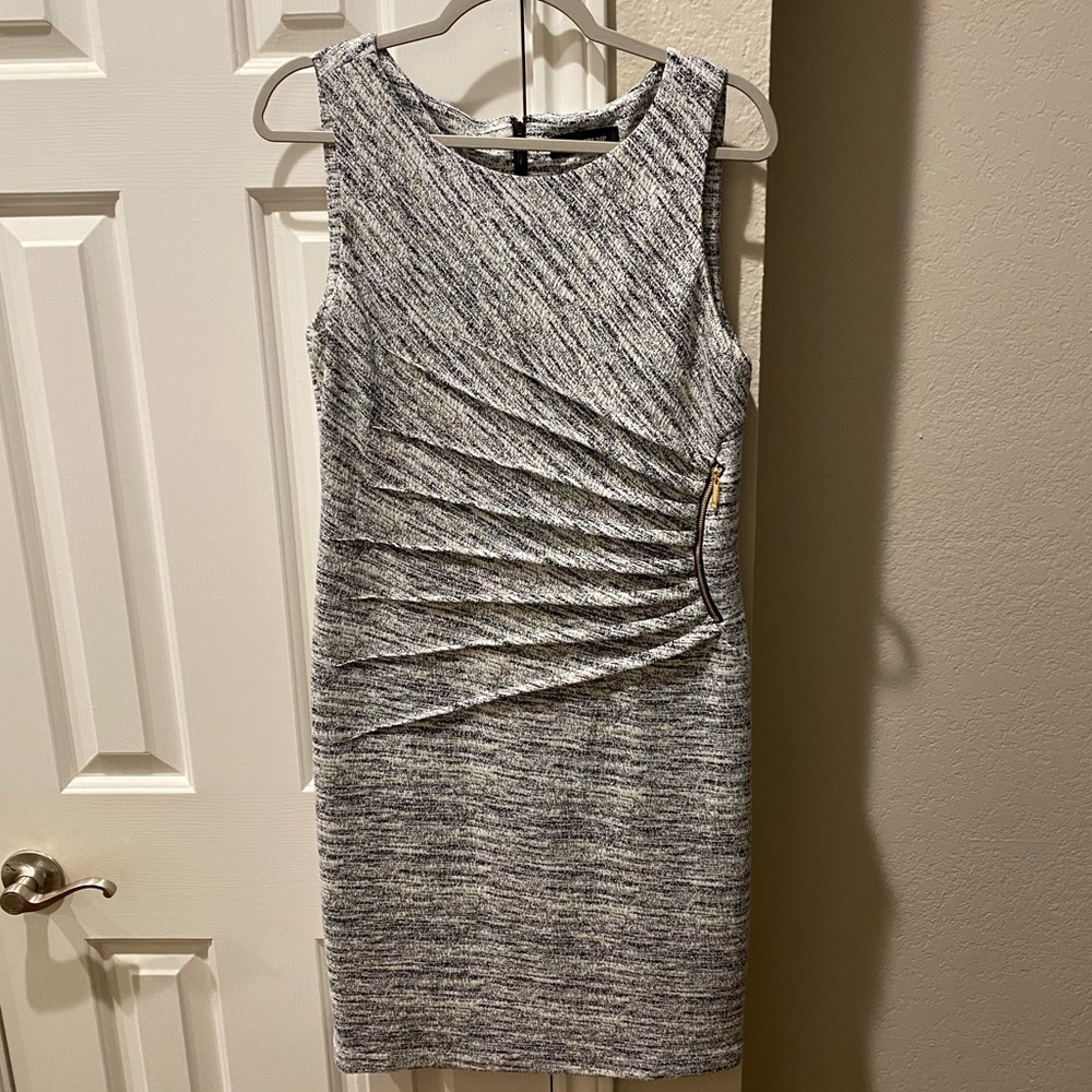 Ivanka Trump Textured Sunburst Sheath Dress - Size 12